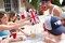 Union Jack Flag Party Flask: 2 liter British Flag Flasks Make the Perfect Drink Dispenser for Your St Georges Day or Guy Fawkes,Bonfire Night Party Supplies,Football, Cricket,or Rugby Parties and More